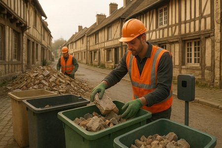 Suivi des dechets de chantier par IA pour PME BTP en Normandie medium