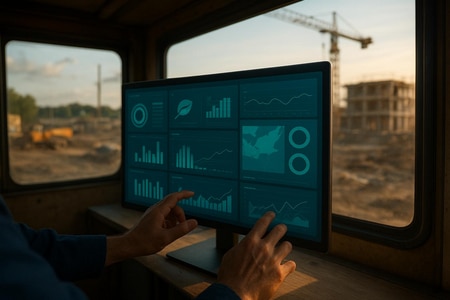 Tableau de bord IA pour veille environnementale BTP en Normandie medium