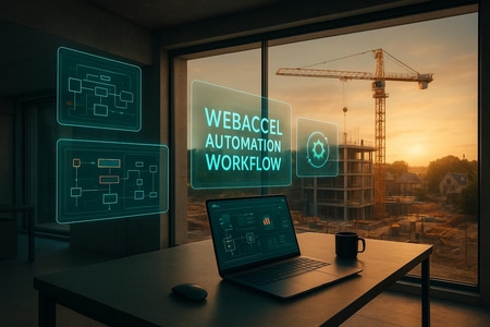 Automatisation de processus Normandie BTP Webaccel workflow complet