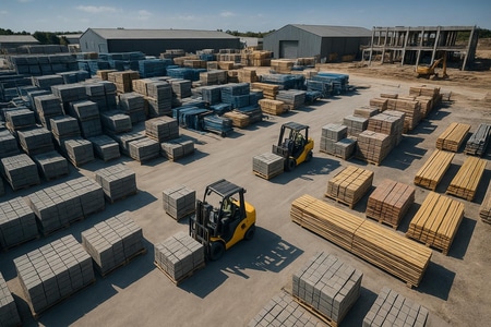 Tableau de bord IA de prévision des matériaux pour entreprise BTP à Rouen