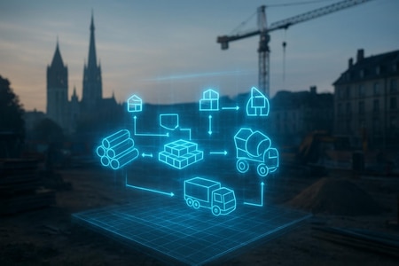 IA prédictive pour l’approvisionnement en matériaux BTP à Rouen, optimisation des stocks et des chantiers