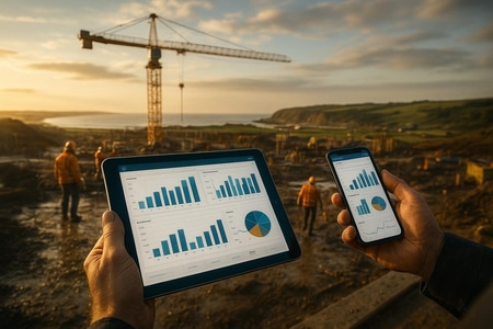 Intégration d’un logiciel IA pour marchés publics BTP avec outils de gestion de chantier en Normandie