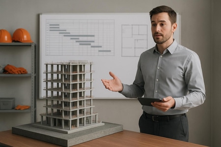 Organisation de chantier et méthode d’exécution présentées lors de la soutenance d’une offre BTP