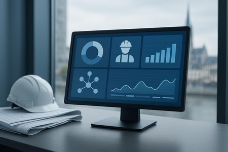 Tableau de bord IA pour équilibrage de charge des équipes BTP à Rouen