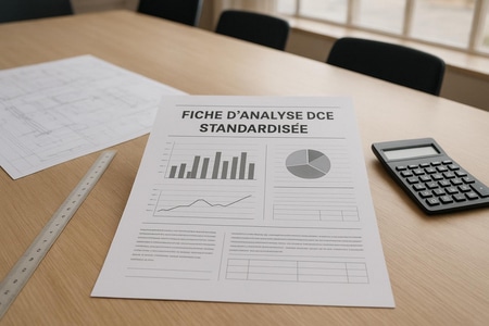Fiche d analyse DCE standardisee pour appels d offres BTP