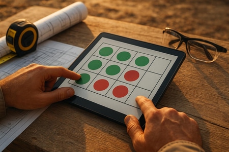 Grille go no go appels d offres BTP en formation e learning pour PME