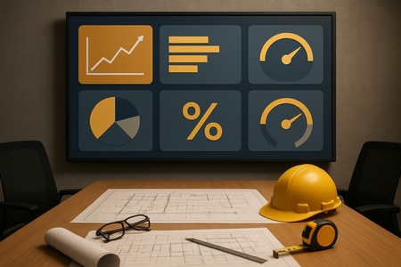 Indicateurs clés du tableau de bord achats pour PME du BTP