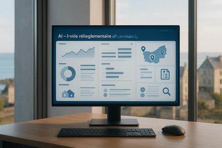 Tableau de bord IA pour la veille réglementaire BTP automatisée en Normandie