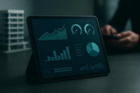 Analyse IA d’un DQE BTP avec tableau de bord des marges taille medium