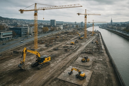 Automatisation IA des visuels de chantier BTP à Rouen pour réseaux sociaux