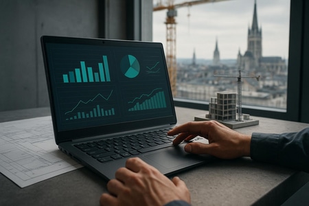 Dashboard IA pour optimisation du coût de main d’œuvre BTP à Rouen grâce au suivi des heures