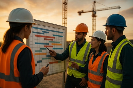 Gestion des aléas chantier BTP planning risques et organisation