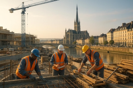 Utiliser l’IA pour créer des pages services BTP locales à Rouen taille Medium