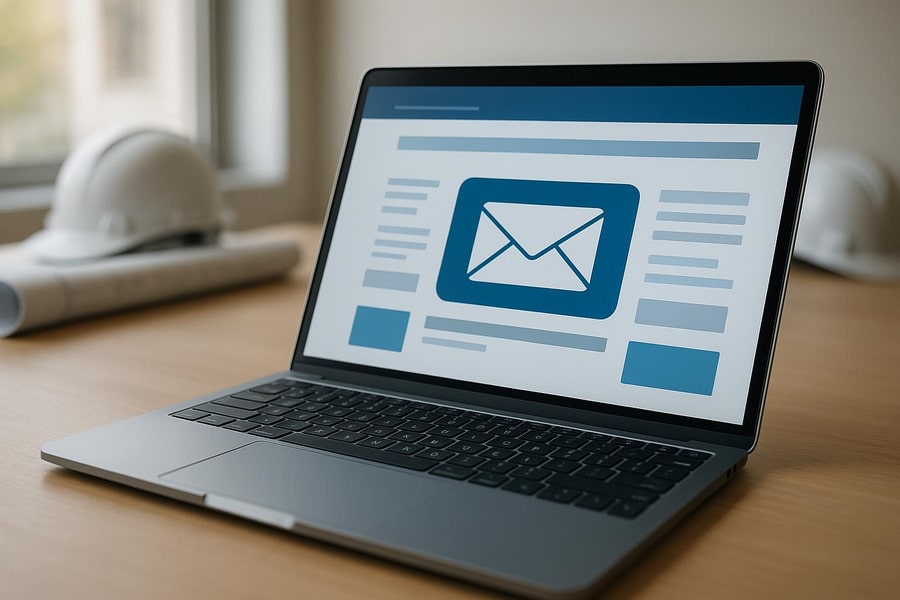 Lire la suite à propos de l’article Emailing de fidélisation client BTP Normandie avec IA
