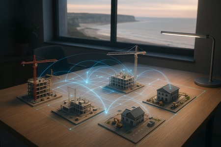 Optimisation multi-chantiers en Normandie grâce à lintelligence artificielle pour PME BTP