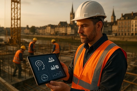 Cas pratique pilotage des équipes BTP par intelligence artificielle à Rouen