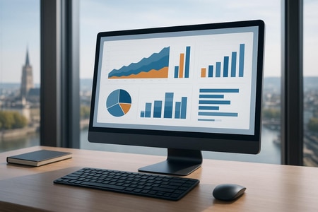 Tableau de bord IA pour rapports financiers BTP automatisés à Rouen