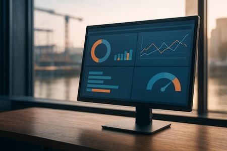 Tableau score de satisfaction client BTP IA Rouen suivi CSAT NPS chantier