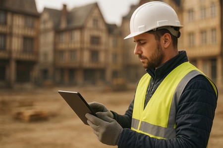 Workflow IA pour automatiser la création de visuels réseaux sociaux BTP à Rouen