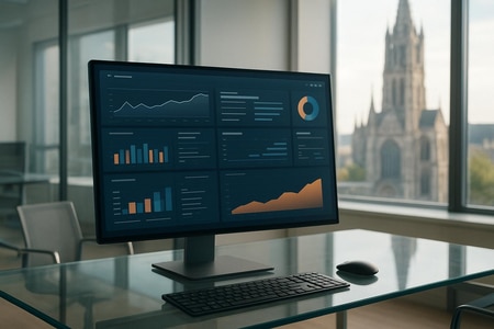 Tableau de bord IA pour relation client BTP à Rouen avec suivi de chantiers et demandes clients en temps réel