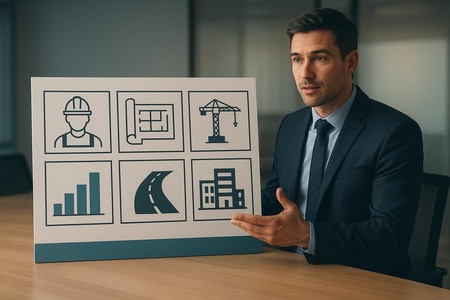 Structure de pitch pour defense d offre BTP avec narration orientee resultats