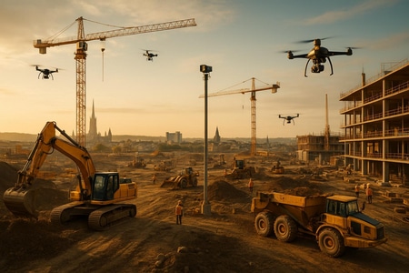 Suivi de chantier BTP automatisé avec rapports générés par IA à Rouen