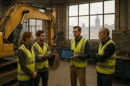 Atelier en PME BTP à Rouen sur la maintenance préventive par IA