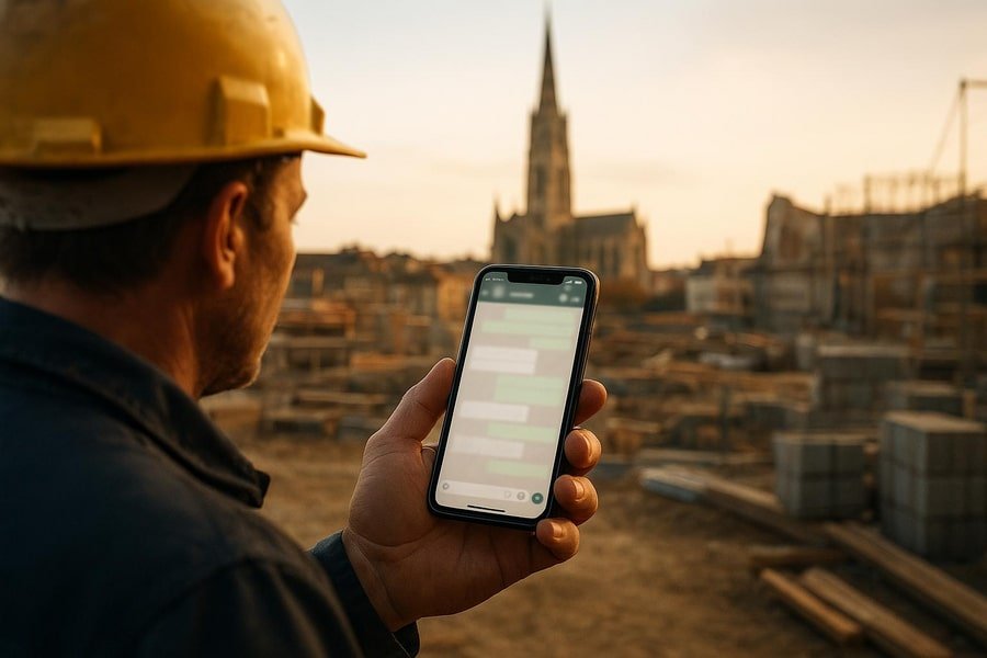 Lire la suite à propos de l’article Mise en place chatbot WhatsApp BTP Rouen