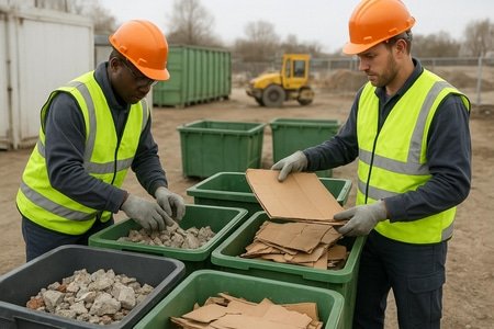Gestion des dechets chantier BTP pour memoire technique respect environnement