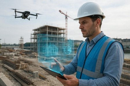 Suivi de chantier en temps réel avec intelligence artificielle pour PME BTP à Rouen