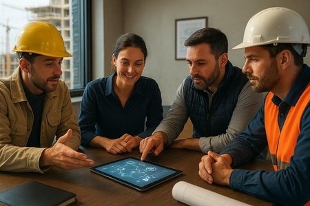 Workflow d automatisation du suivi clients pour PME BTP à Rouen taille medium