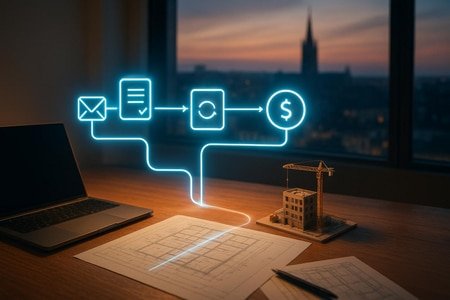 Workflow automatisé de relances de devis BTP par IA pour PME à Rouen taille medium